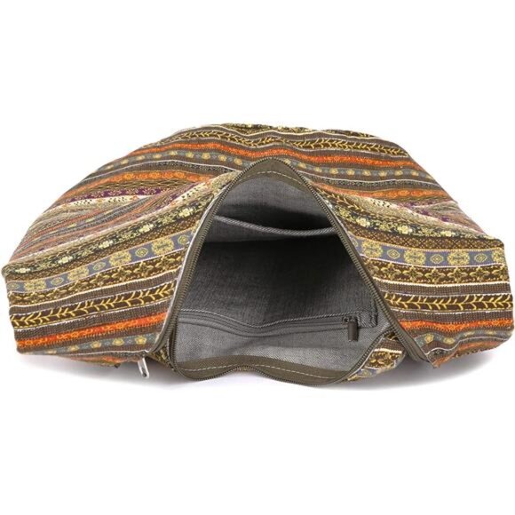 Women Shoulder Handbags Fashion canvas Hippie Crossbody Bags Bohemian Prints - Picture 5 of 7